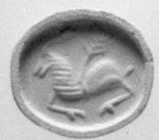 Stamp seal (scaraboid) with animal