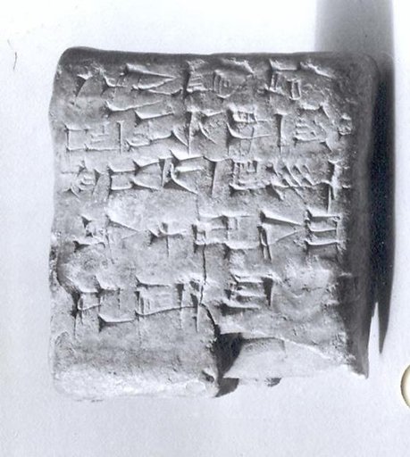 Cuneiform tablet: receipt of a goat
