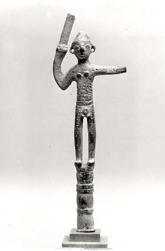 Smiting god figure