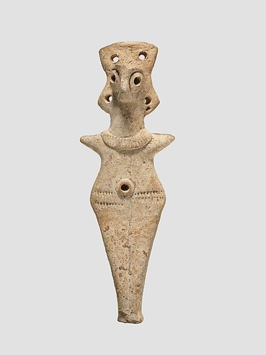 Nude female figure