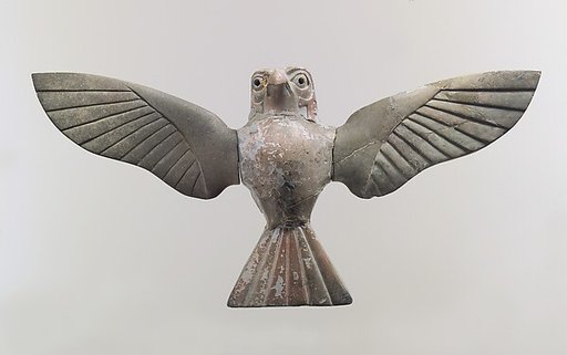 Furniture plaque: wing of a hawk