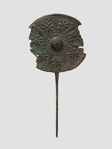 Disc-headed pin