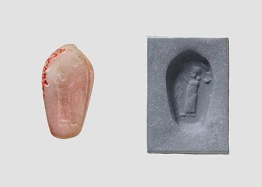 Stamp seal (duck-shaped) with cultic scene