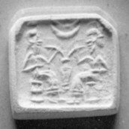 Rectangular plaque seal with tubular loop handle
