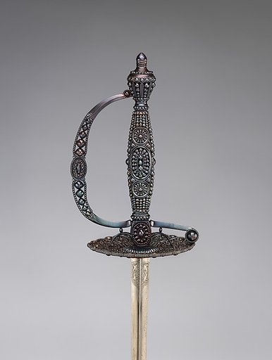 Smallsword, known as a Mourning Sword