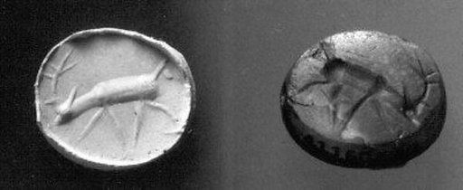 Stamp seal (scaraboid) with animal