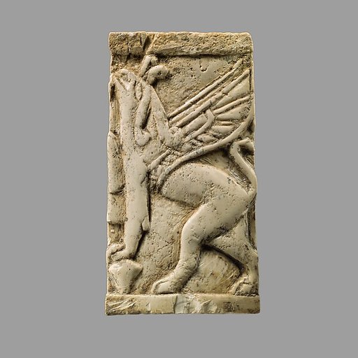 Plaque with griffin