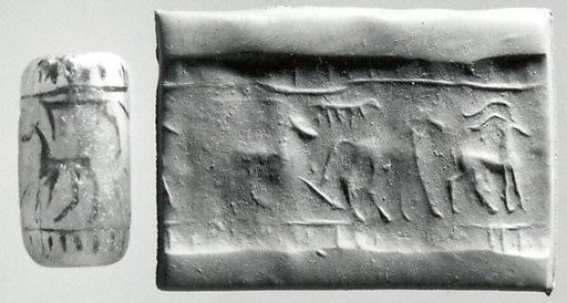 Cylinder seal with animals