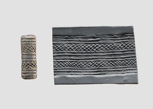 Cylinder seal with geometric design