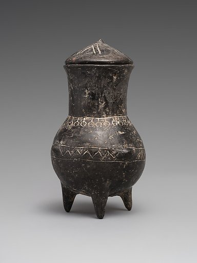 Tripod jar and lid