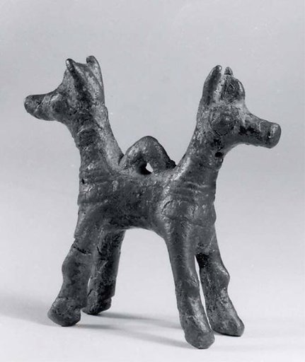 Pendant in the form of two addorsed horses