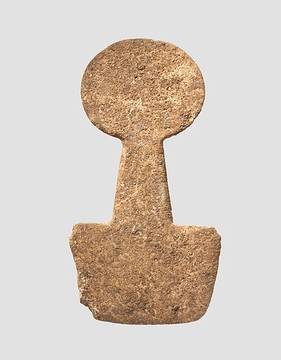 Spade-shaped schematic female (?) figure