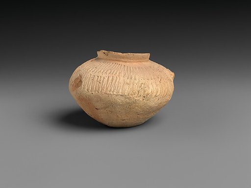 Jar with impressed decoration