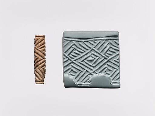 Cylinder seal and modern impression: geometric design
