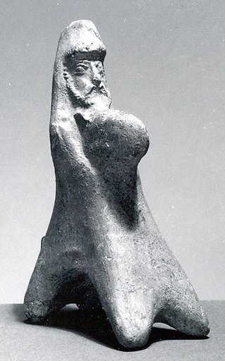 Figure of a horse and rider