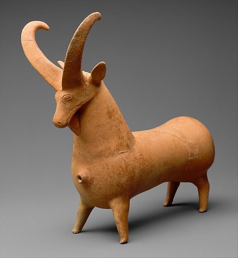 Rhyton in the shape of an ibex