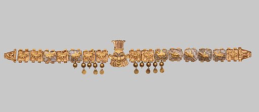 Necklace with the head of the Egyptian god Bes