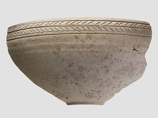 Bowl rim sherd with incised decoration