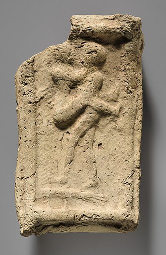 Molded plaque: couple