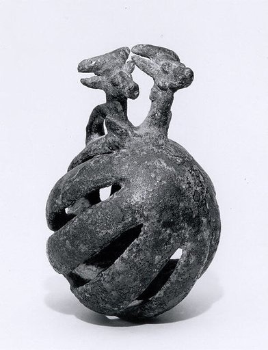 Openwork rattle bell