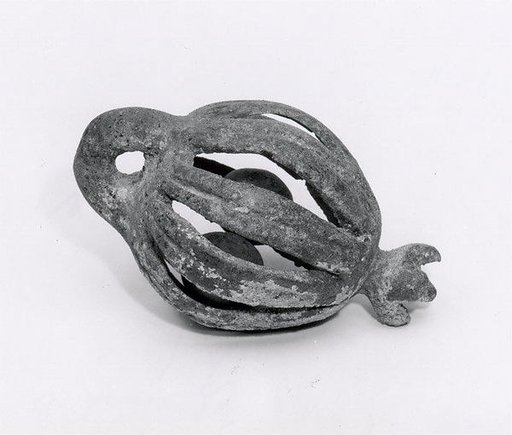 Openwork rattle bell