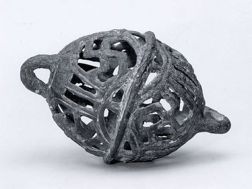 Openwork rattle bell