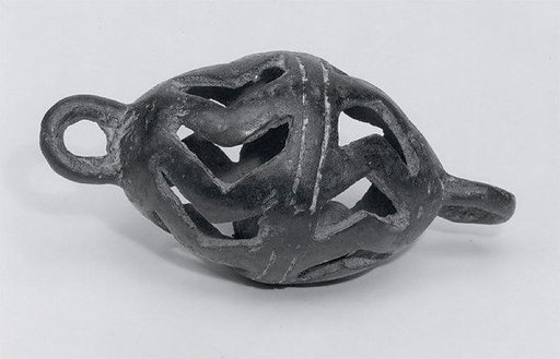 Openwork rattle bell