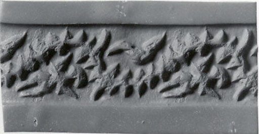 Cylinder seal with geometric design