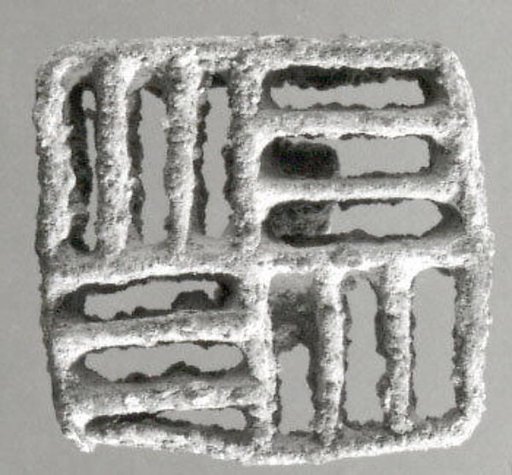 Compartmented stamp seal