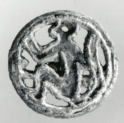 Openwork stamp seal: seated monkey