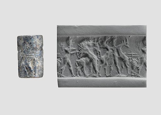 Cylinder seal and modern impression