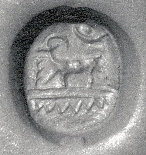 Stamp seal (scaraboid) with animal