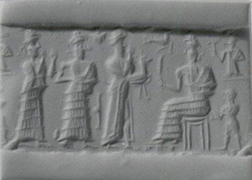 Cylinder seal and modern impression