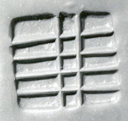 Loop-handled rectangular stamping device