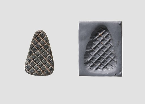 Loop-handled wedge shaped stamping device