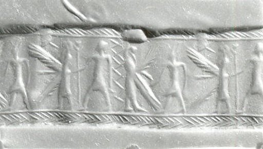 Cylinder seal with gold caps