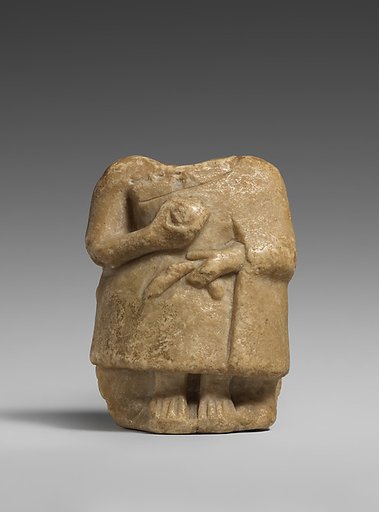 Seated female figure