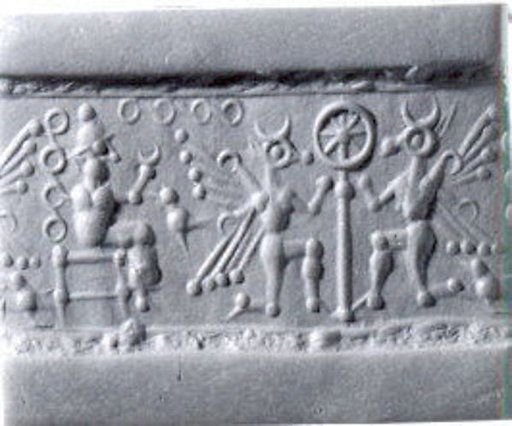 Cylinder seal and modern impression