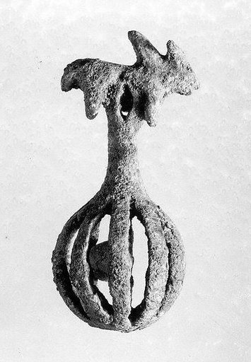 Openwork rattle bell