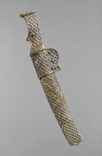 Short sword and scabbard