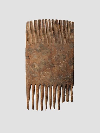 Double-sided wooden comb