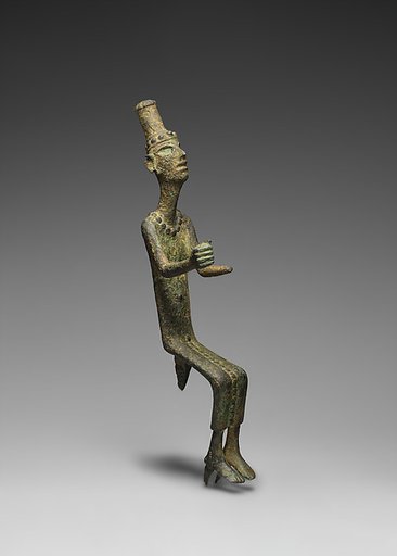 Figure of a seated goddess