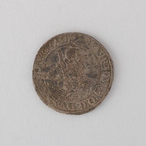 Coin (Thaler, Annaberg) Showing Maurice, Duke and Elector of Saxony