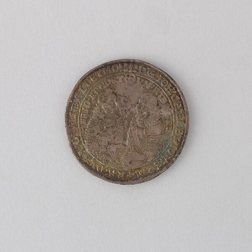 Coin (Thaler) Showing John Casimir and John Ernest, Dukes of Saxony