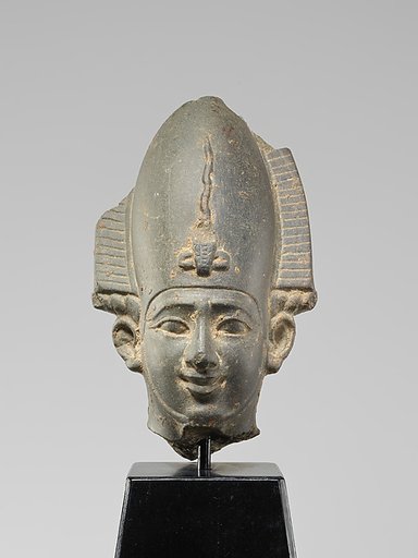 Head from a figure of Osiris