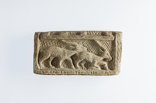 Two-Sided Plaque with Gazelles