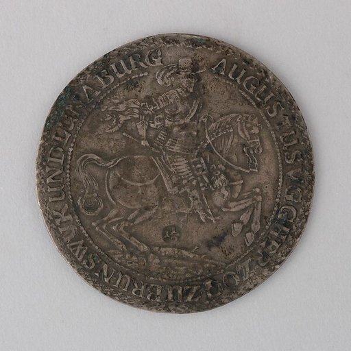 Coin (One and One-Half Thaler) Showing Augustus V, Duke of Brunswick-Luneburg