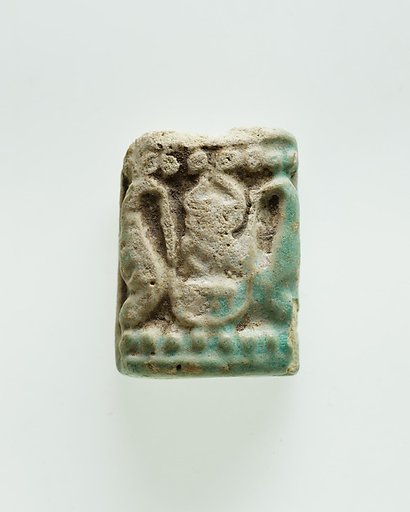 Plaque with winged Re-Harakhty