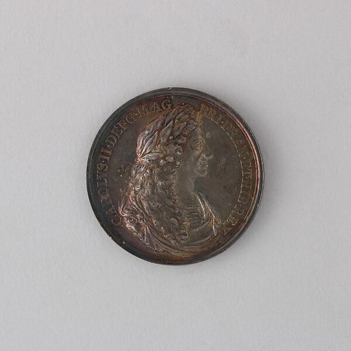 Medal Showing Charles II and Catherine
