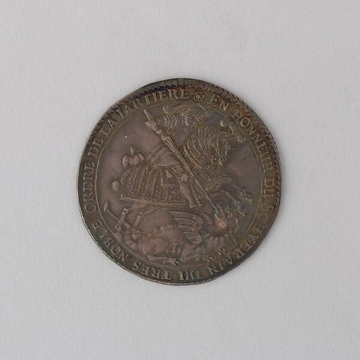 Medal Showing John George II, Elector of Saxony, Knight of the Garter